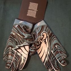 New NIKE sm Superbad Eagles 4.5 FG Football Gloves Size 4X XxxxL