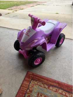 Power Wheels princess quad