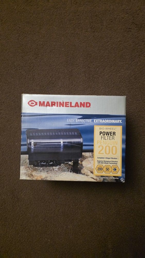 Marineland Bio-Wheel Penguin Aquarium Power Filter, 50-gal