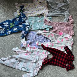 Baby Fleece Pajamas 0-12mo
