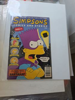 Vintage 1993 Simpsons Comics and Stories #1 - First Issue!