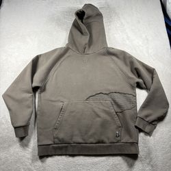 ASRV Hoodie Men’s Large Green Logo DSG 0305 Grunge Fade Pullover