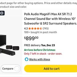 Polk Audio Magnifi Max Ax Sr 71.2 Chanel