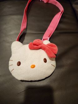 Kids Fluffy Hello Kitty Purse