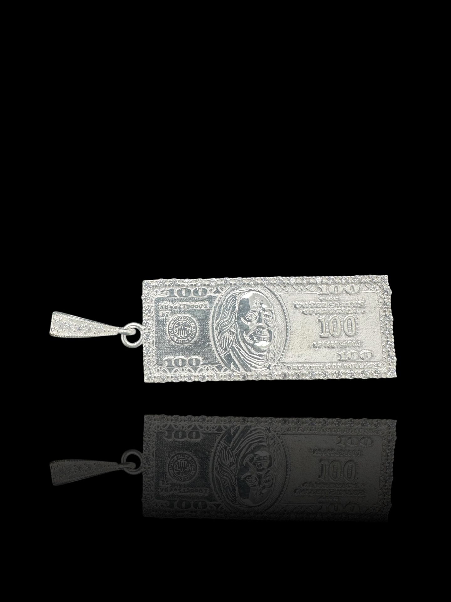 “100” Dollar Bill Pendant