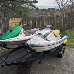 1997 Seadoo, 1996 Yamaha Jet Skis & Trailer