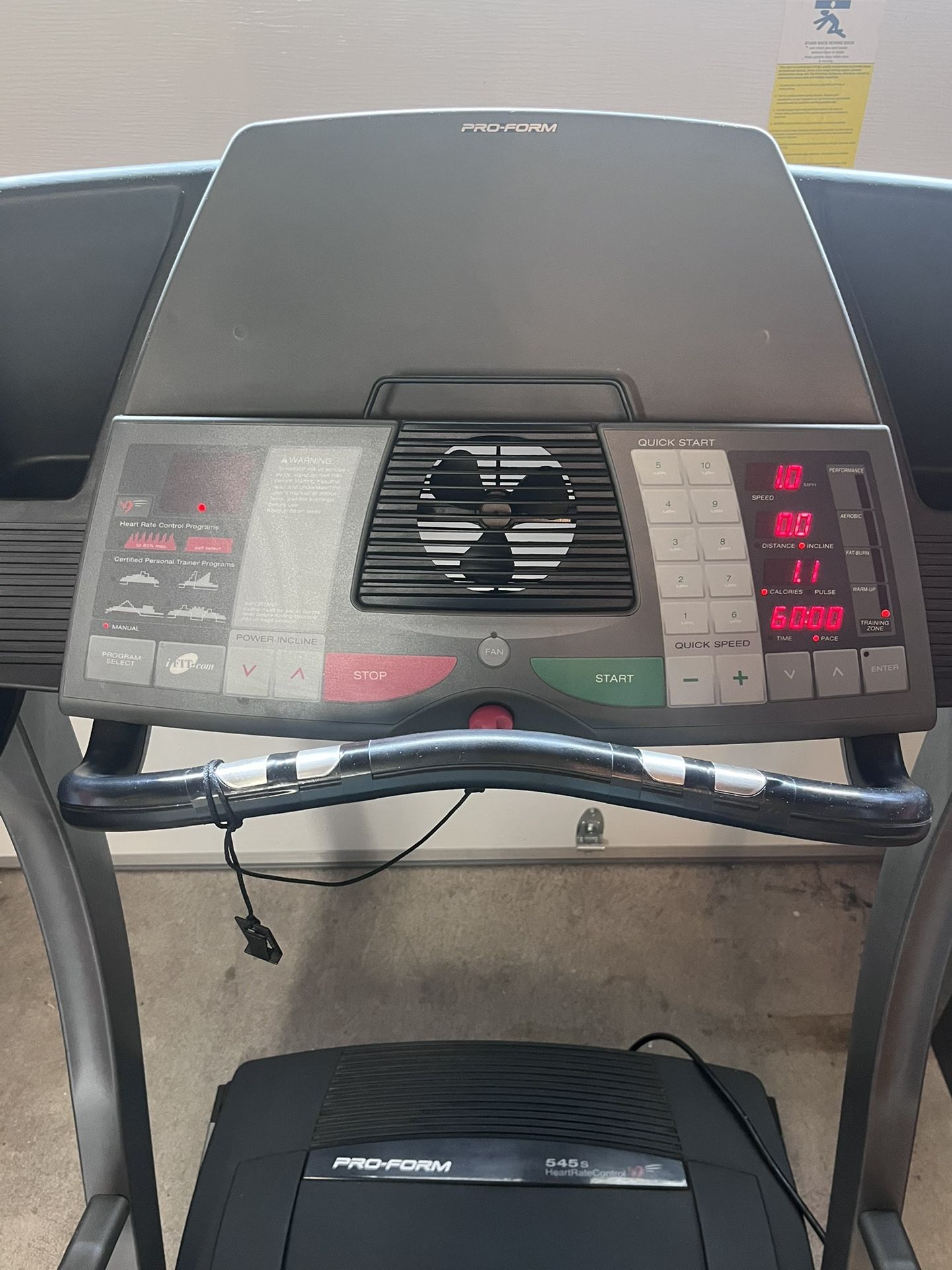 ProForm 545s Treadmill 