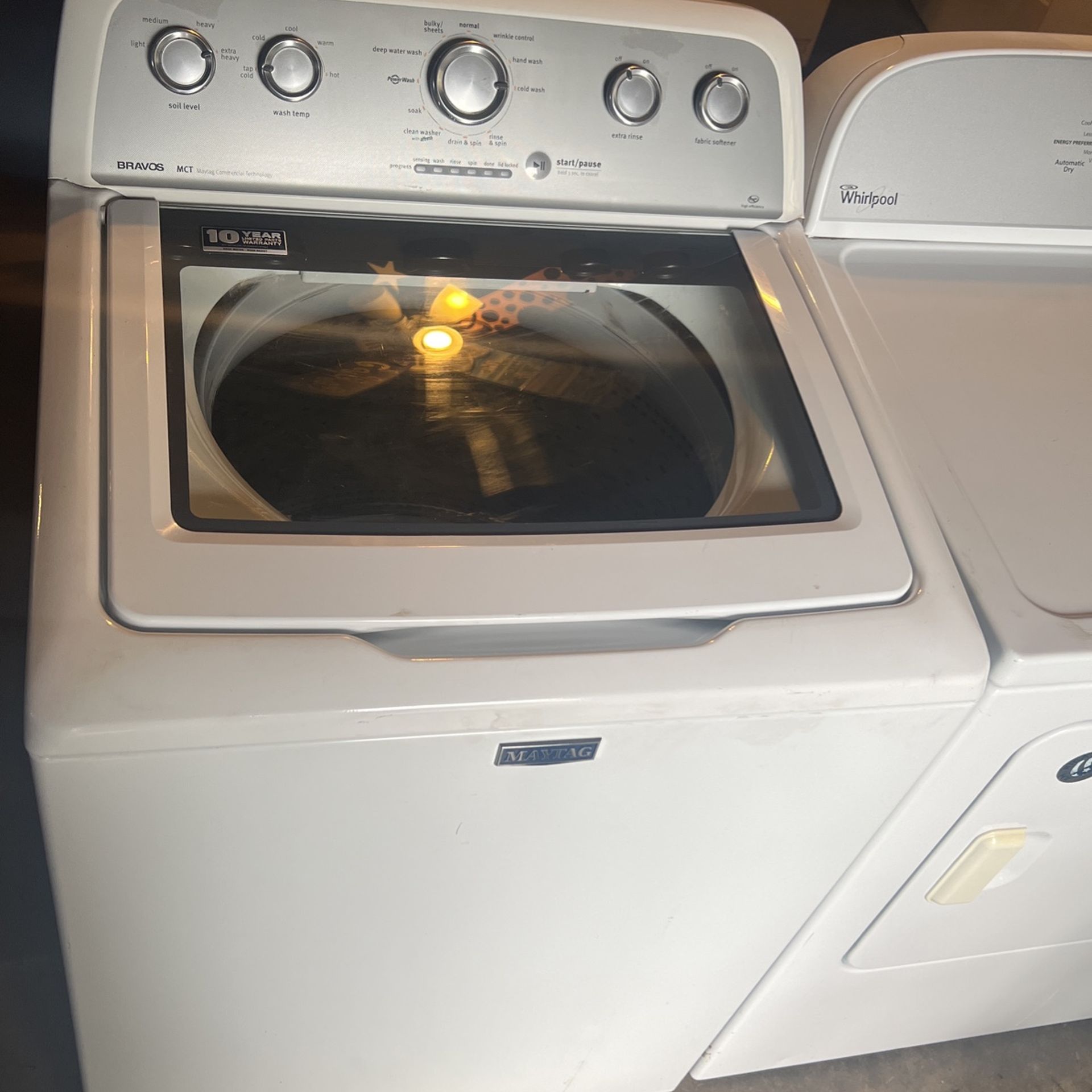 Washer And Dryer Top Load Warranty Delivery Are Available