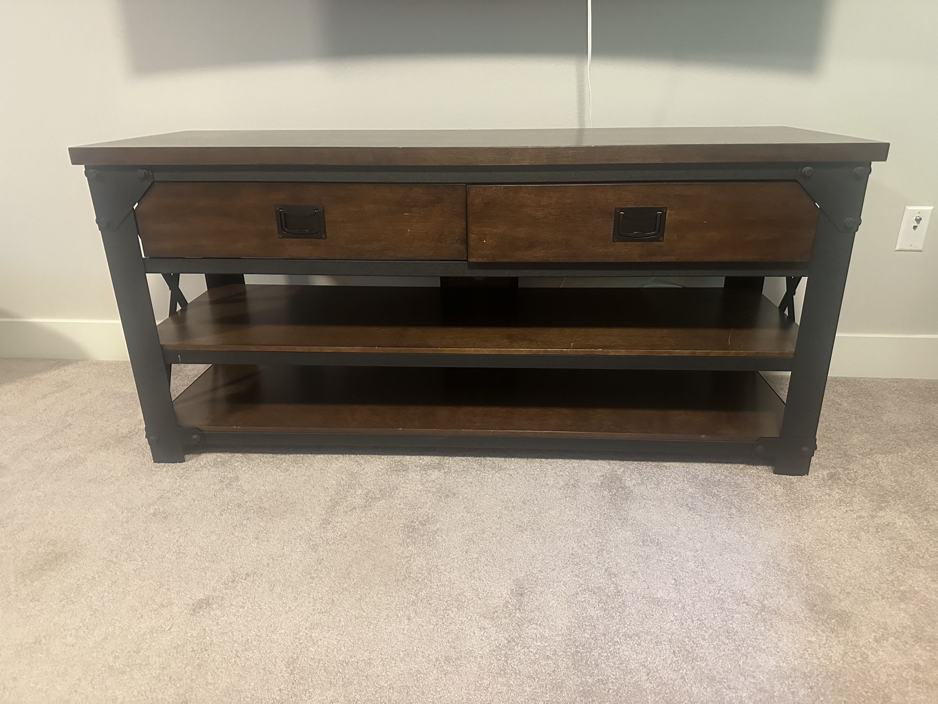Wood Console Table