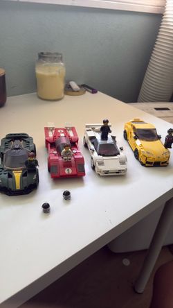 LEGO Car Lot all complete with minifigs