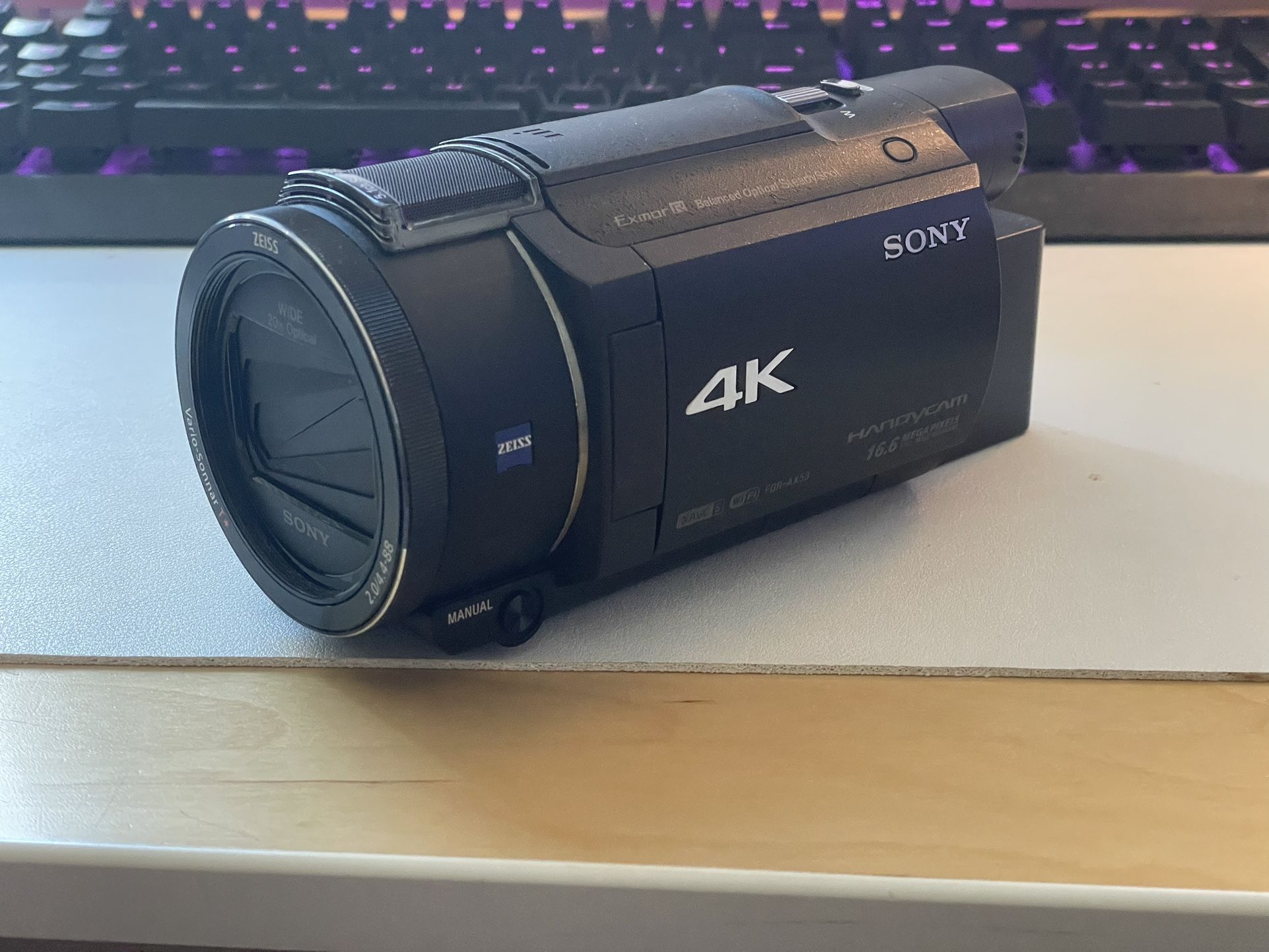 Sony AX53 4K Camcorder