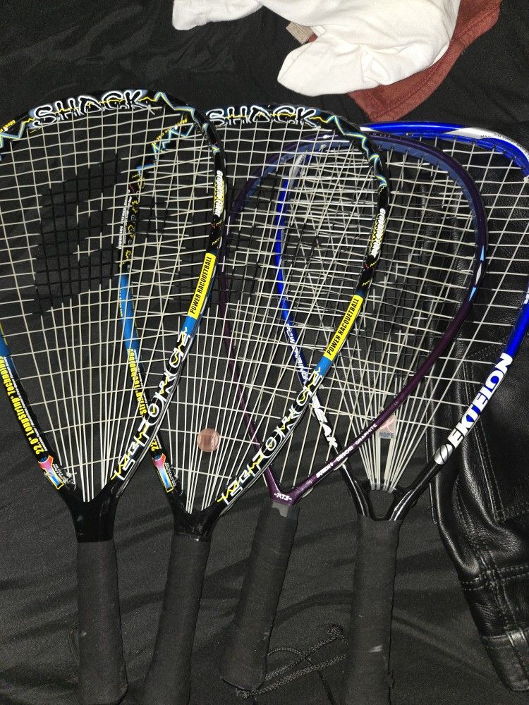 Racquets Set Of 4 EFORCE and Ektelon