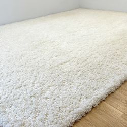 Stage Furniture – Solid Shag Area Rug 8’ x 10’ Snow White