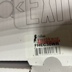 Lighted Fire Exit Signs With Bug eyes 