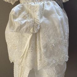 Baptism Dress For Little Girl. (Ropon De Niña Para Bautizo)