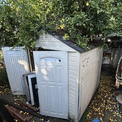 Double Doors outdoor storage shed