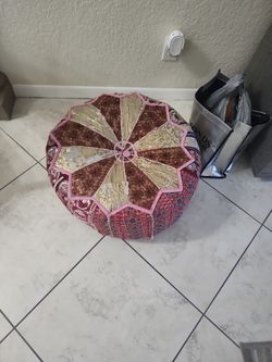 21inch Round By 12inch Tall Foot Rest / Stool