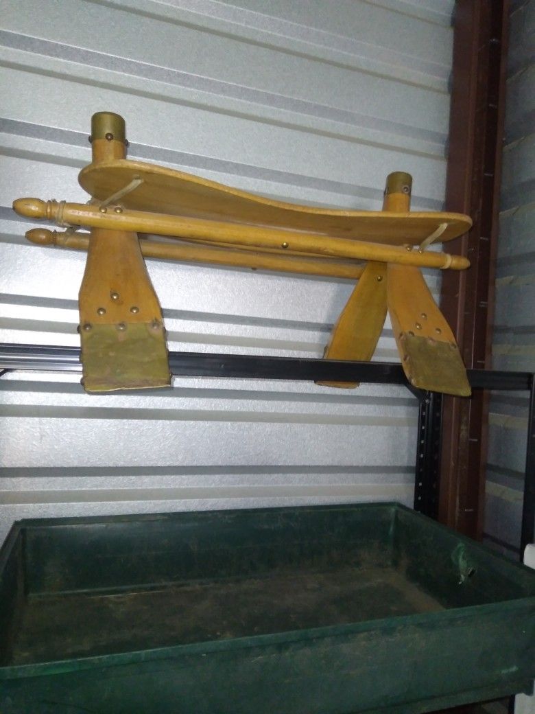 Camel Saddle Seat Foot Stool