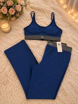 Set of 2 pieces of dark blue ALO YOGA