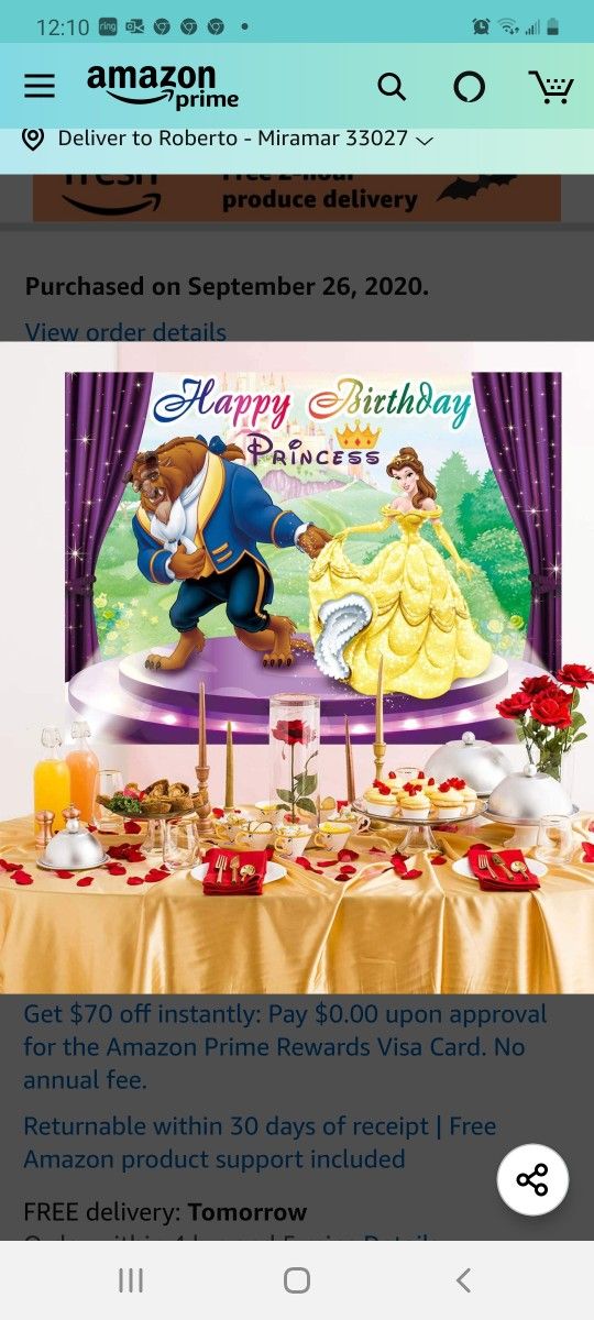 Beauty BEAST Banners/ Costume XL Adult MALE And FEMALE