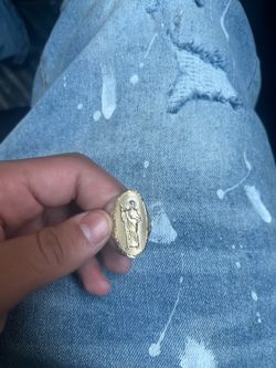 10k gold San Judas ring 3 grams size 8 FIRM ON PRICE