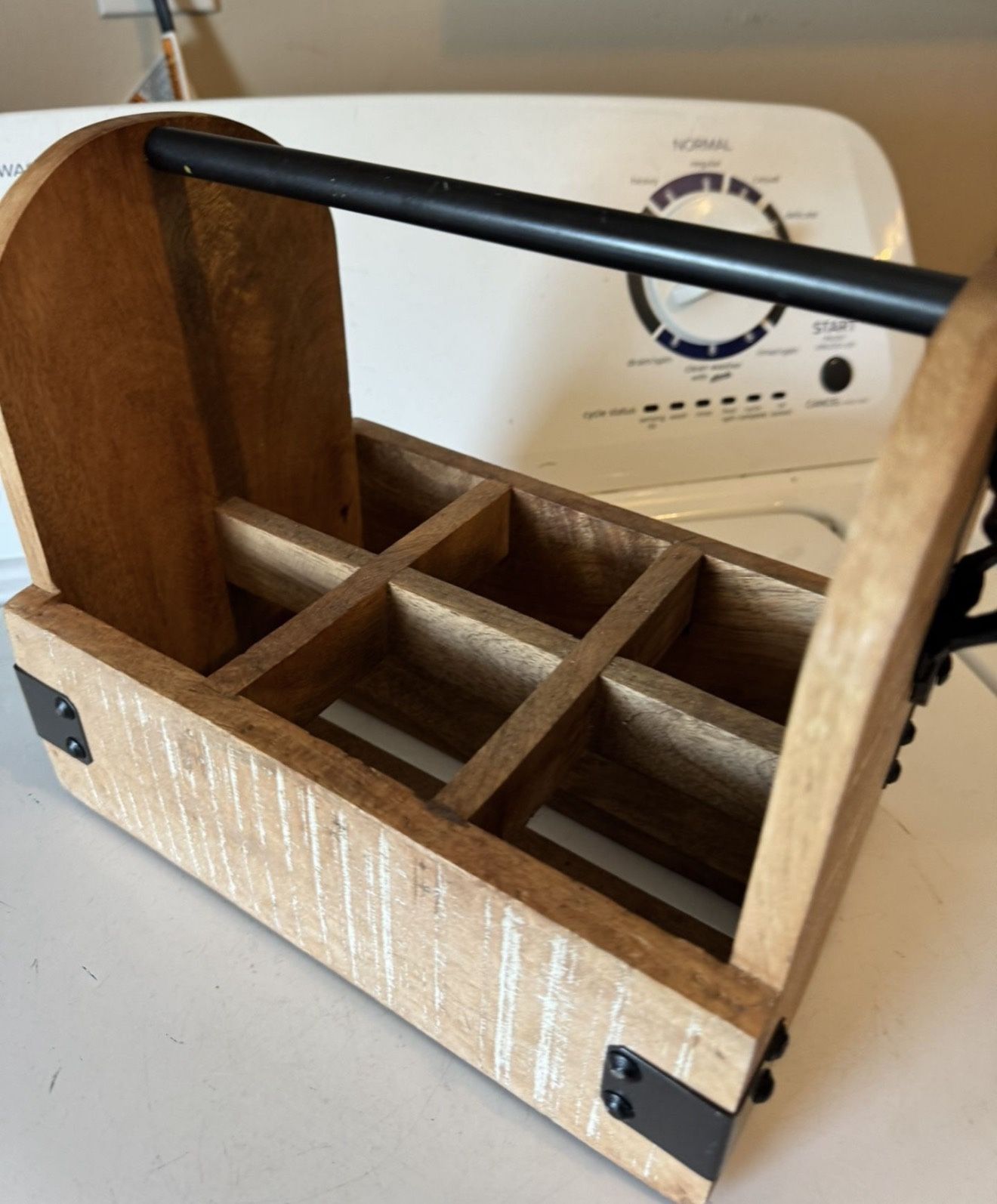 Get Ready For The Big Game Rustic Bottle Holder With Opener