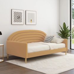 Yellow Twin Daybed with Mattress (like new!)