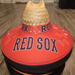 Boston Red Sox Straw Hat Sombrero Cap Beach Festival Pool Summer Sports tools Lawn Party Gorra 