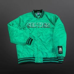 NEW WITHOUT TAGS BOSTON CELTICS NBA JACKET SIZE XXL