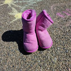 Kids Pink UGG Boots Size 12
