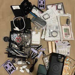 Bunch Of Random Phone Accessory, Charger Etc