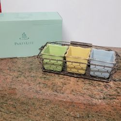 Partylite Vintage Votive Holder Set