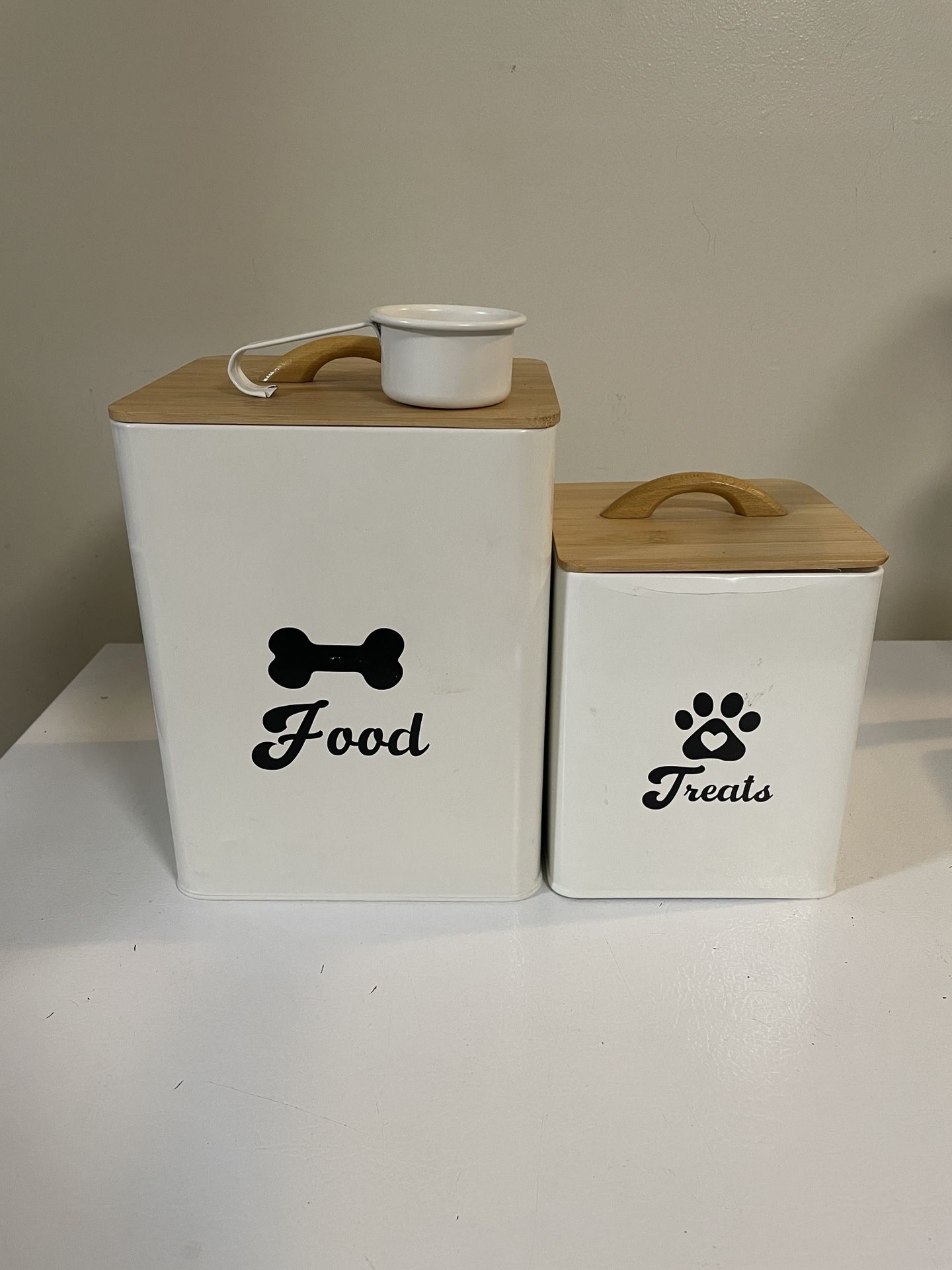 Dog Food and Treat Containers