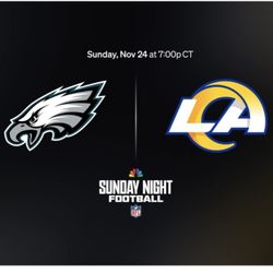 Selling 2 Tickets To Rams Vs eagles Sec 229 750$