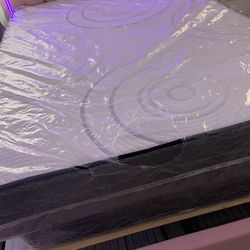 Full mattress /boxspring / bed metal frame