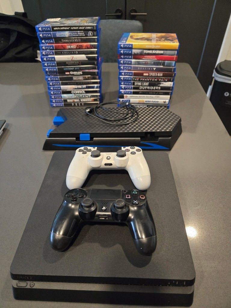 PS4 Pro Slim W/ Accessories And Games