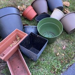 Collection of planter buckets 