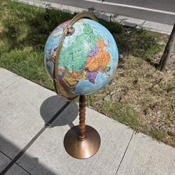 Multicolor Standing Globe