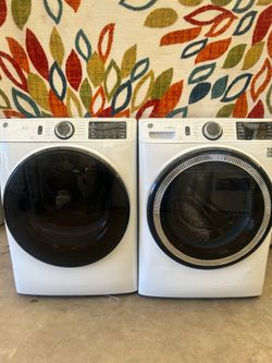 GE washer and dryer laundry
