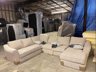 New Venus Sand 3pc Sectional 
