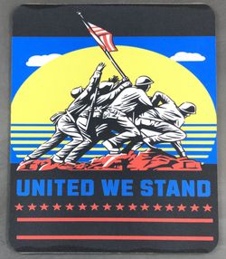 United We Stand Patriotic Soft Gaming Mouse Pad Laptop Computer PC Optical MousePad - 9.5" x 7.9"
