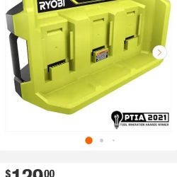 Ryobi 3- Battery Charger And Power Source