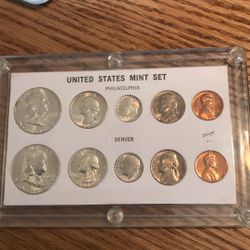 1963 Silver Coin Set