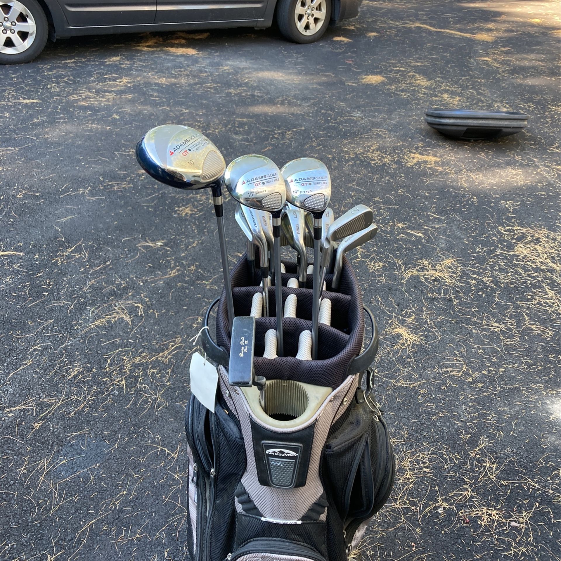 Golf Clubs With Sun Mountain Bag 13 Clubs