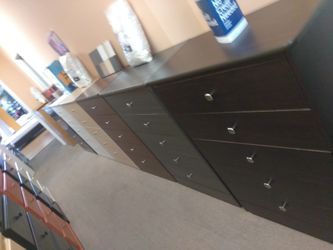 Compressed wood dresser