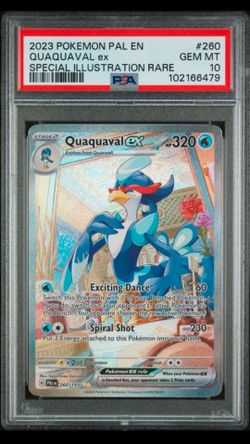 Pokémon Quaquaval ex 260/193 Sv02: Paldea Evolved Holo PSA 10