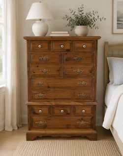 FREE DELIVERY - Vintage Sprague & Carleton Solid Wood Tall Dresser