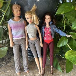 Mattel Barbie Doll Set of 3