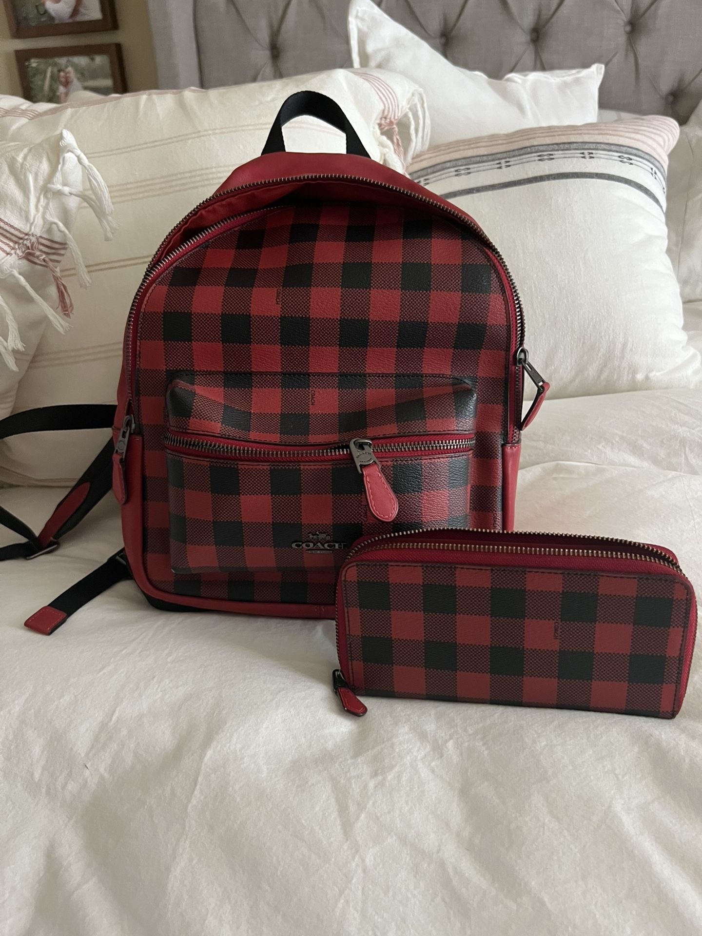 Coach Mini Backpack/ Purse And Matching Wallet - www.najaf  display picture 1