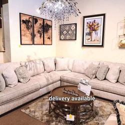 ♡ By Ashley ♤ Oversized Sectionall/Delivery Available/DISCOUNT👈/Home Decor/Financing/ Household,  